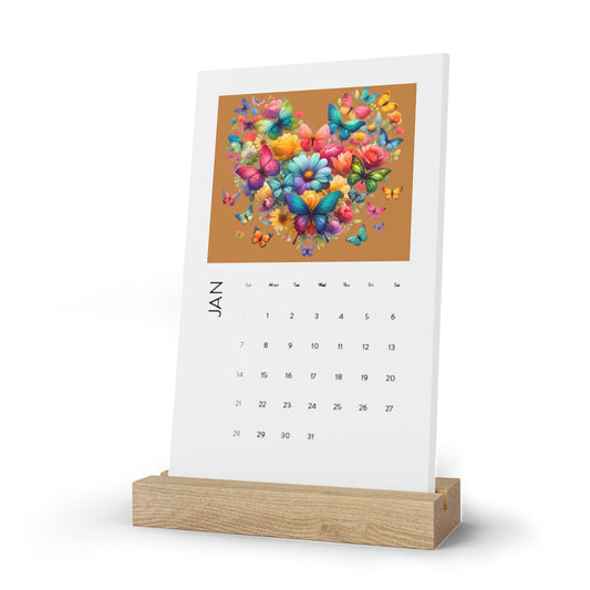 Vertical Desk Calendar (2024)