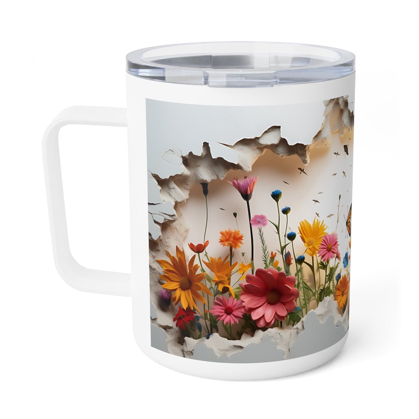 Spring Flowers 2 Insulated Coffee Mug, 10oz