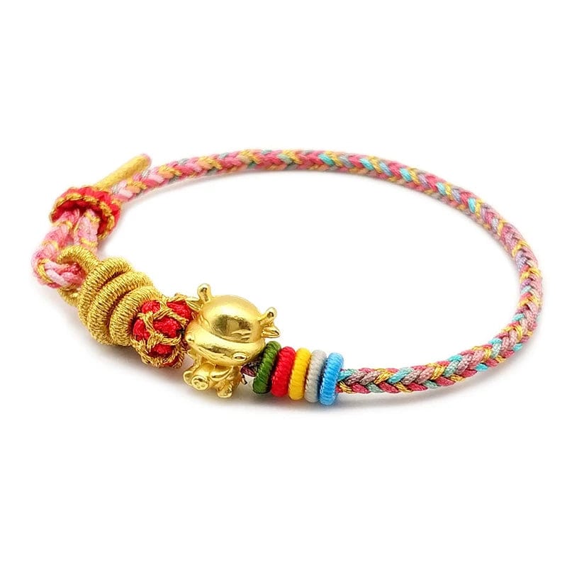 Women Fashion Exquisite Hand-knitted Multicolor Rope Bracelets