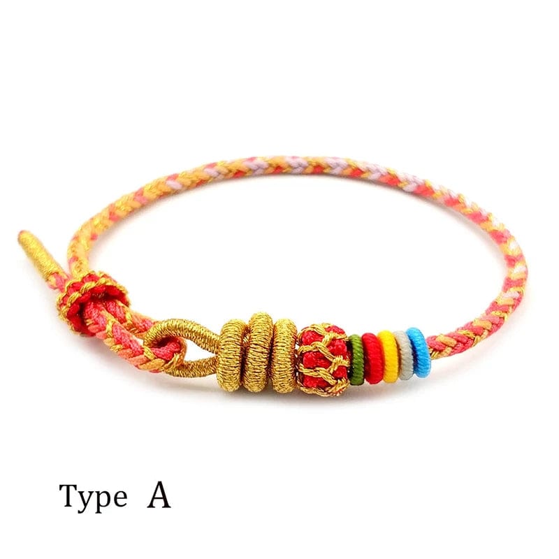 Indulge in the exquisite hand-knitted multicolor rope bracelets, a perfect addition to your fashion collection. These bracelets feature a simple and romantic dragon-tie design, adding an ethnic touch to your style. Made of high-quality cotton thread and featuring a fold over clasp, these charm bracelets are perfect for women who appreciate fine fashion. Get ready to make a statement with these round-shaped accessories that will appeal to your senses and inspire strong emotions within you.