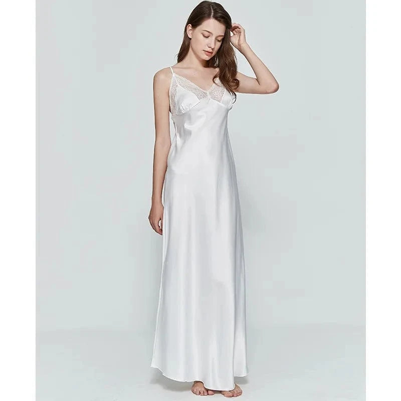 Women Bridal Long Night Dress Nightgown