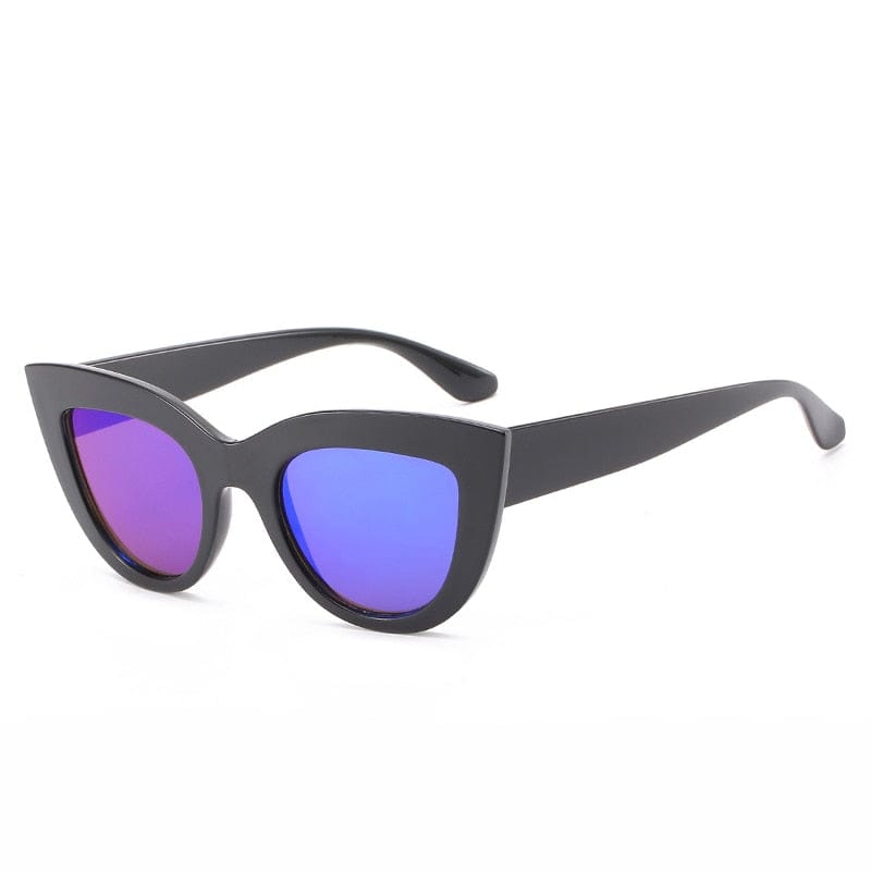 Vintage Cat Eye Sunglasses Female Trendy Glasses Personality Cat-eye Sunglasses Anti-blue Light UV400