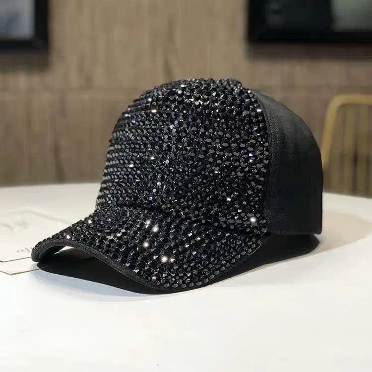 Women's Multi-Color Rhinestones Baseball Cap