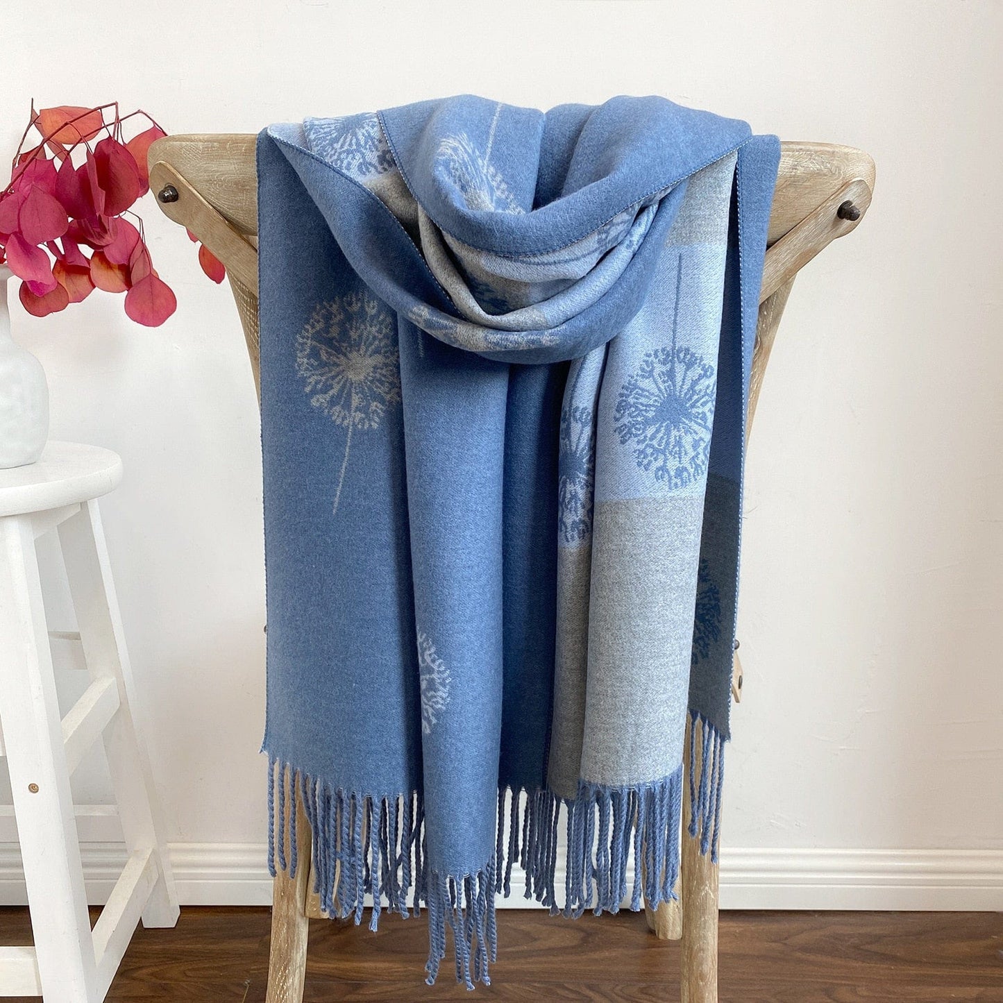 Pashmina Scarf Winter Women Pashmina Shawls Warm Blanket Wraps Female Foulard Bandana Brand