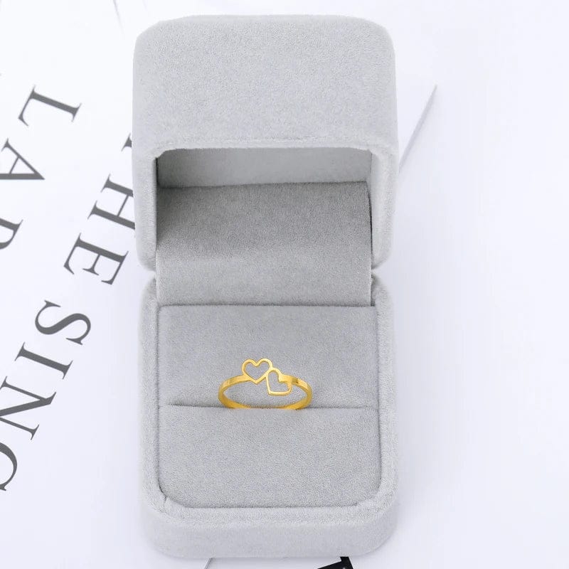 Exquisite Flannel Gift Box For Ring & Earring