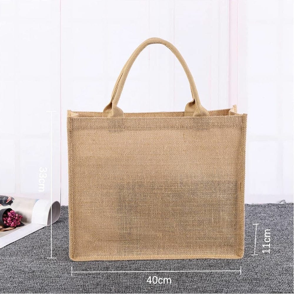 Personalized Burlap Eco Friendly Bridesmaid Jute Bag Burlap Tote Gift Bags Bachelorette Party Favors Custom Beach Tote Bag with Name