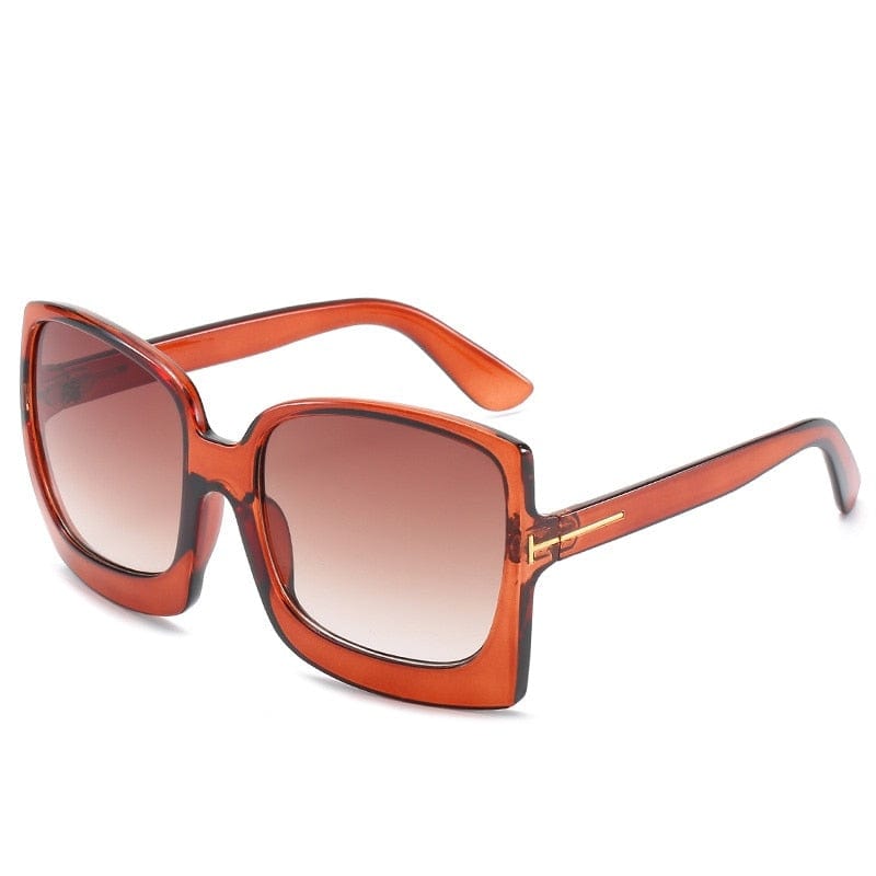 Oversized Women Sunglasses Big Frame Gradient Sun Glasses