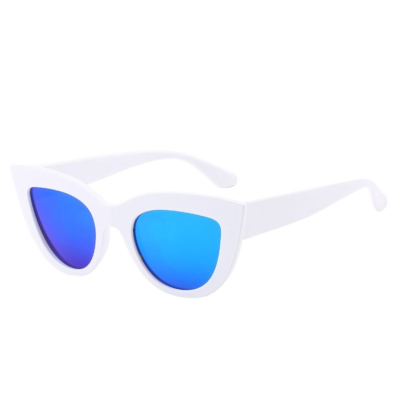 Vintage Cat Eye Sunglasses Female Trendy Glasses Personality Cat-eye Sunglasses Anti-blue Light UV400