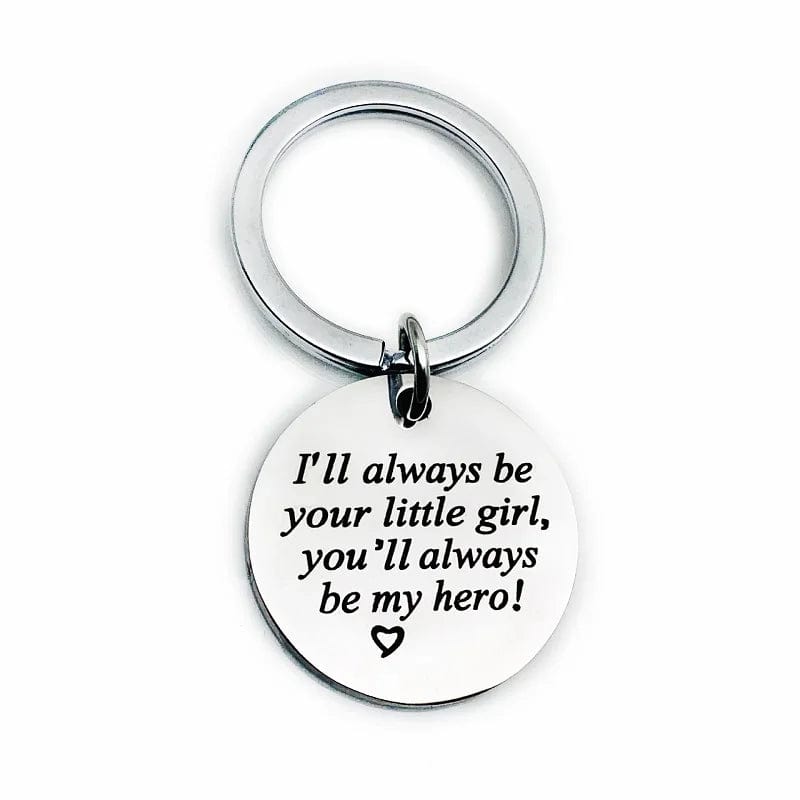 Father's Day Gift Stainless Steel Fashion Keychain