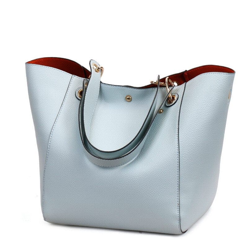 Women PU Leather Shoulder Bag Ladies Large Capacity Bag Female Composite Bag Classic Handbag