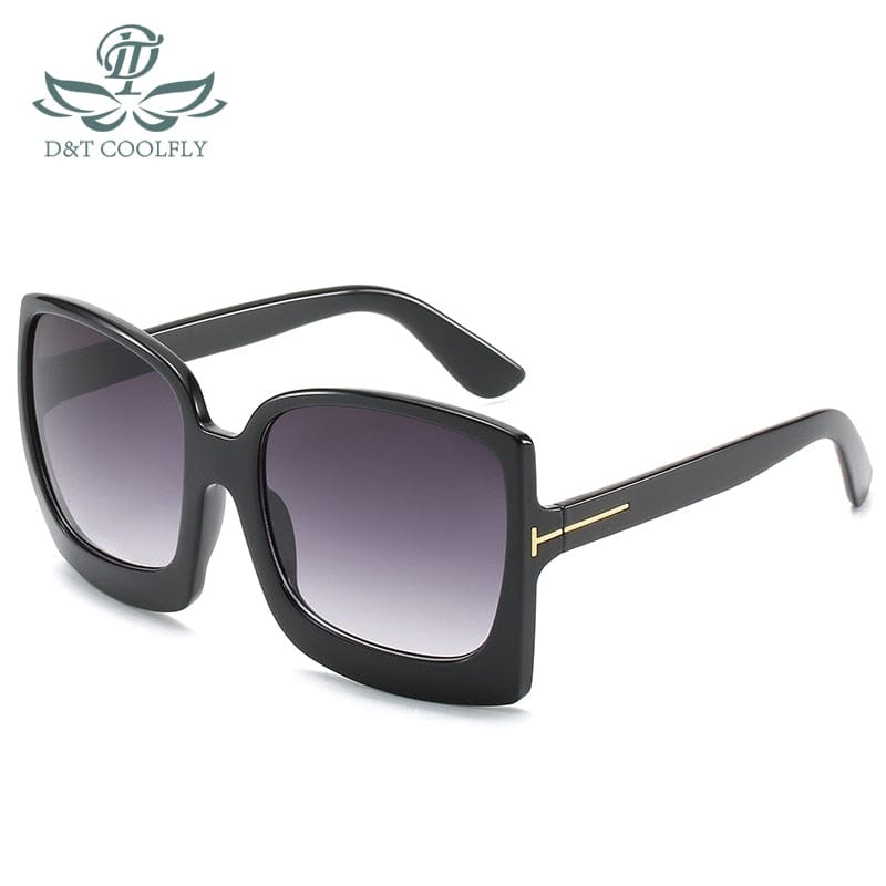 Oversized Women Sunglasses Big Frame Gradient Sun Glasses