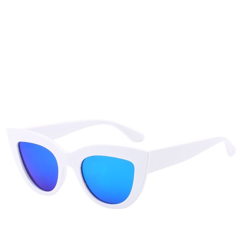 Vintage Cat Eye Sunglasses Female Trendy Glasses Personality Cat-eye Sunglasses Anti-blue Light UV400