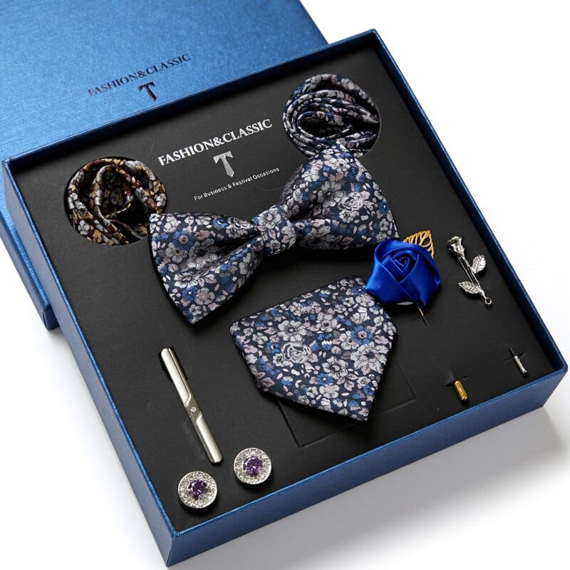 Gift Box Bowties Hanky Cufflinks Gift Box Set