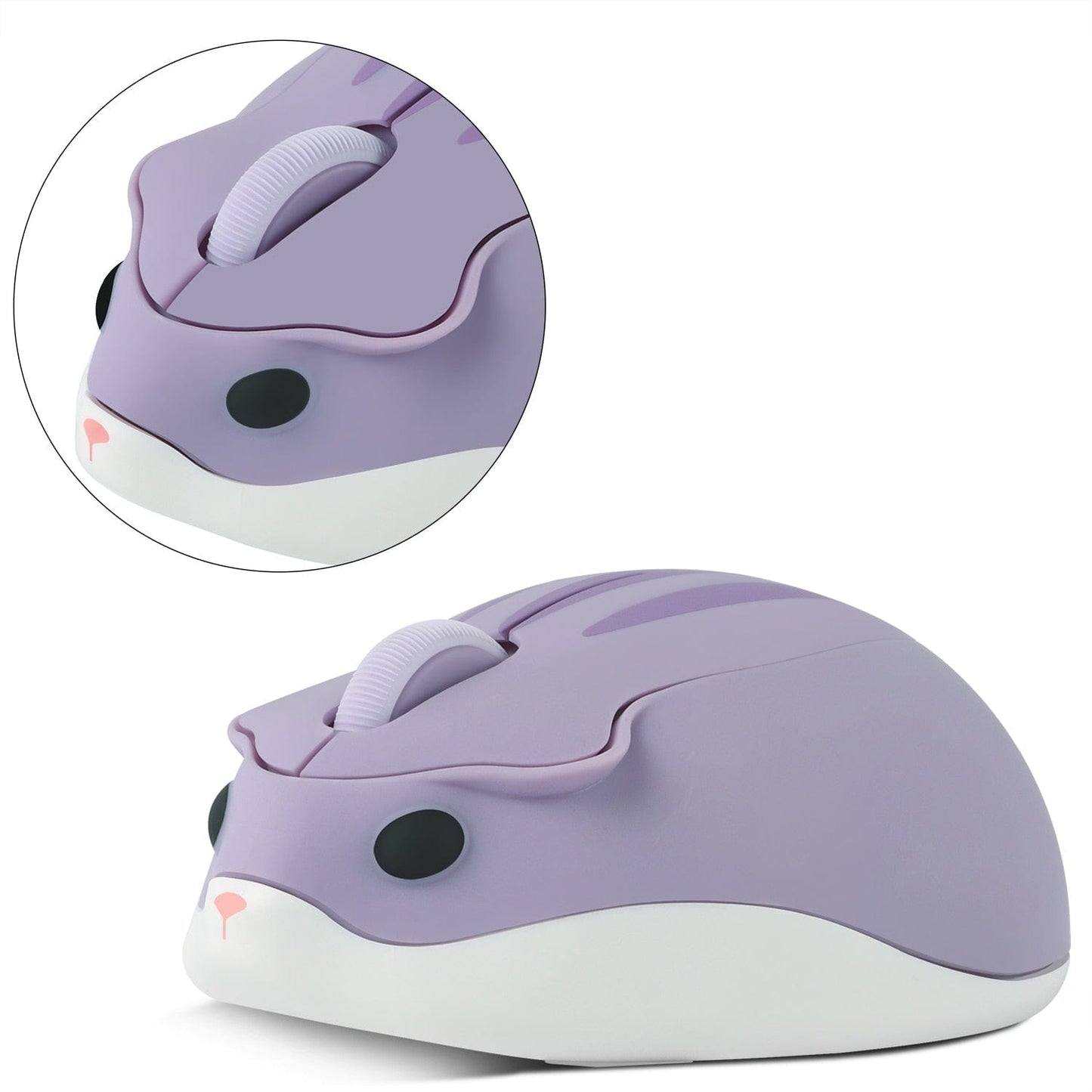 Wireless 2.4G Cute Mouse Hamster Designed Creative Mouse Ergonomic USB Optical Mini 1200 DPI Mini Mice Kid Gifts For PC Laptop