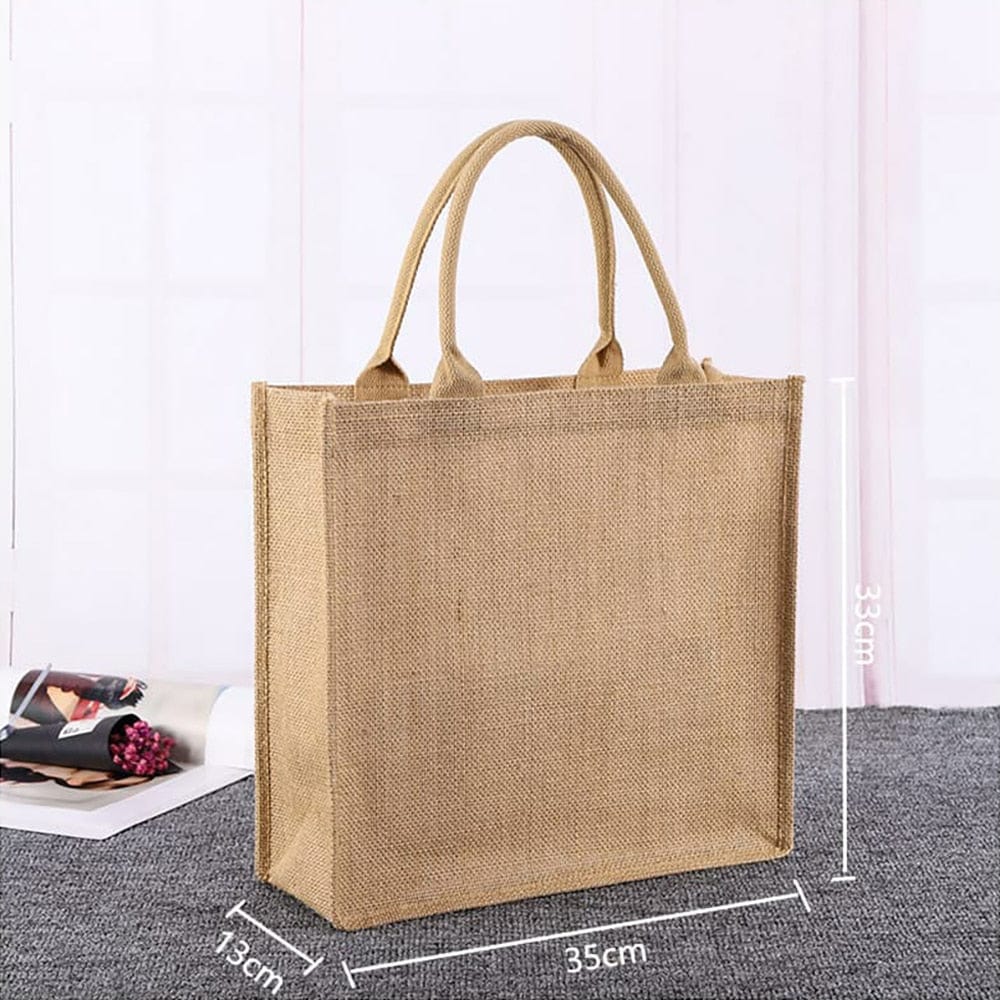 Personalized Burlap Eco Friendly Bridesmaid Jute Bag Burlap Tote Gift Bags Bachelorette Party Favors Custom Beach Tote Bag with Name