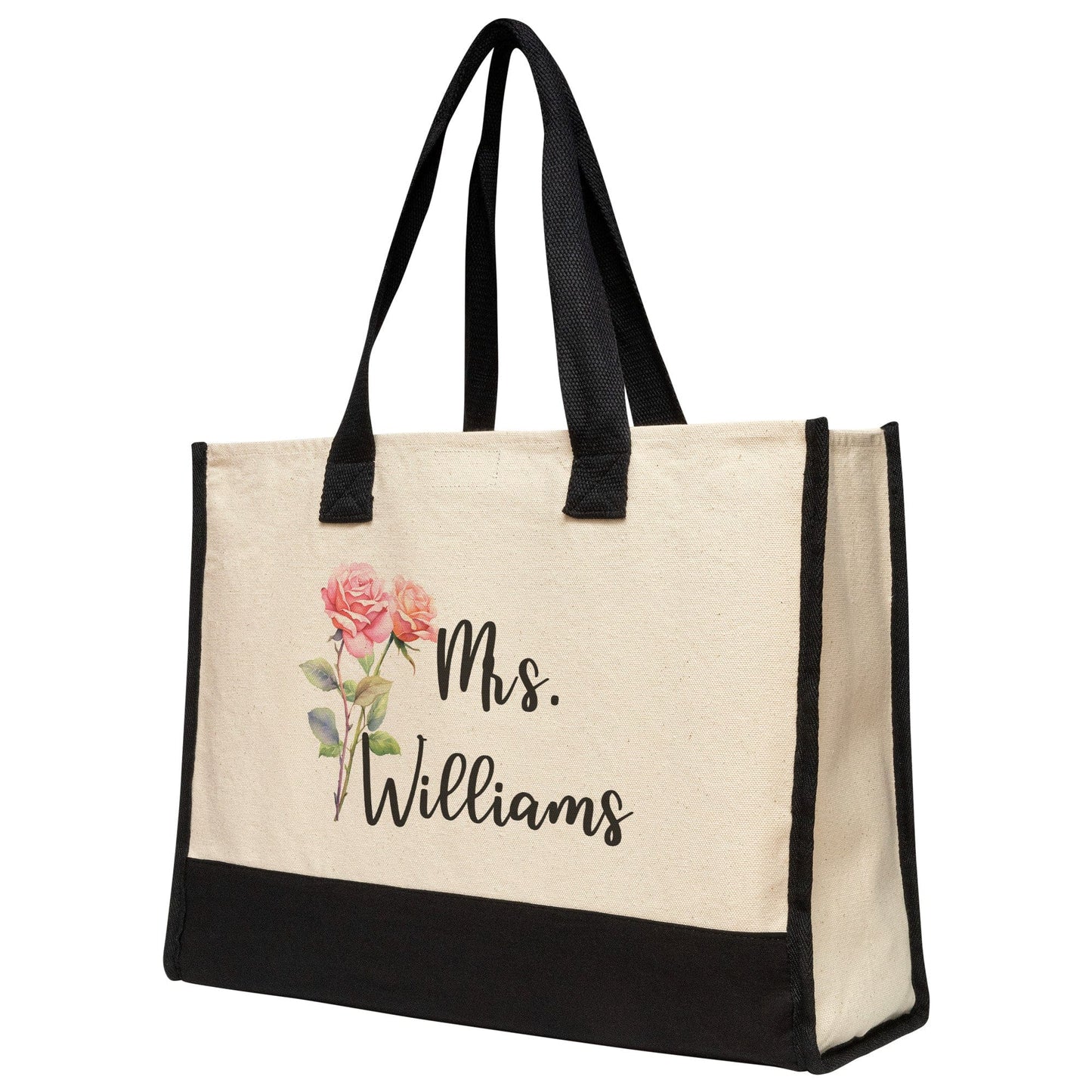 Custom Bride Name June Birthflower Totebag