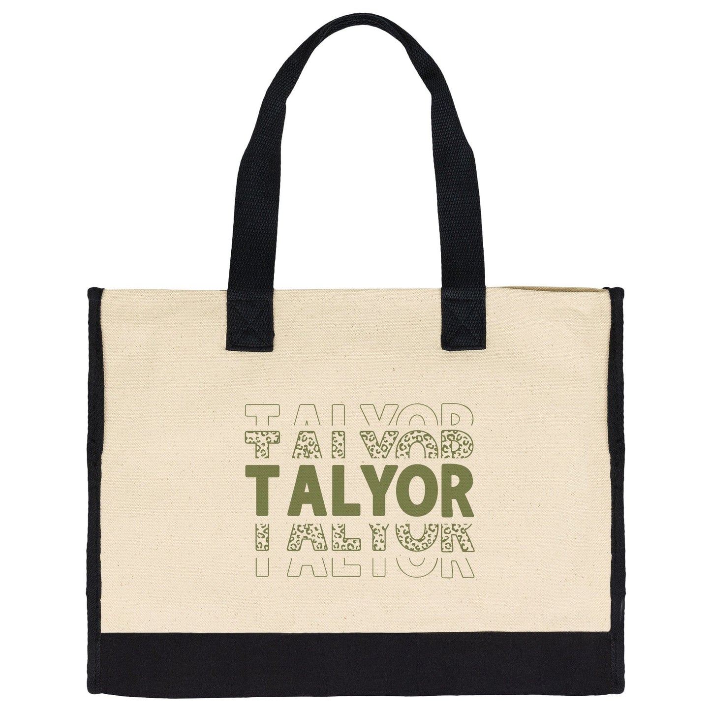 Custom Name Multi Color Totebag