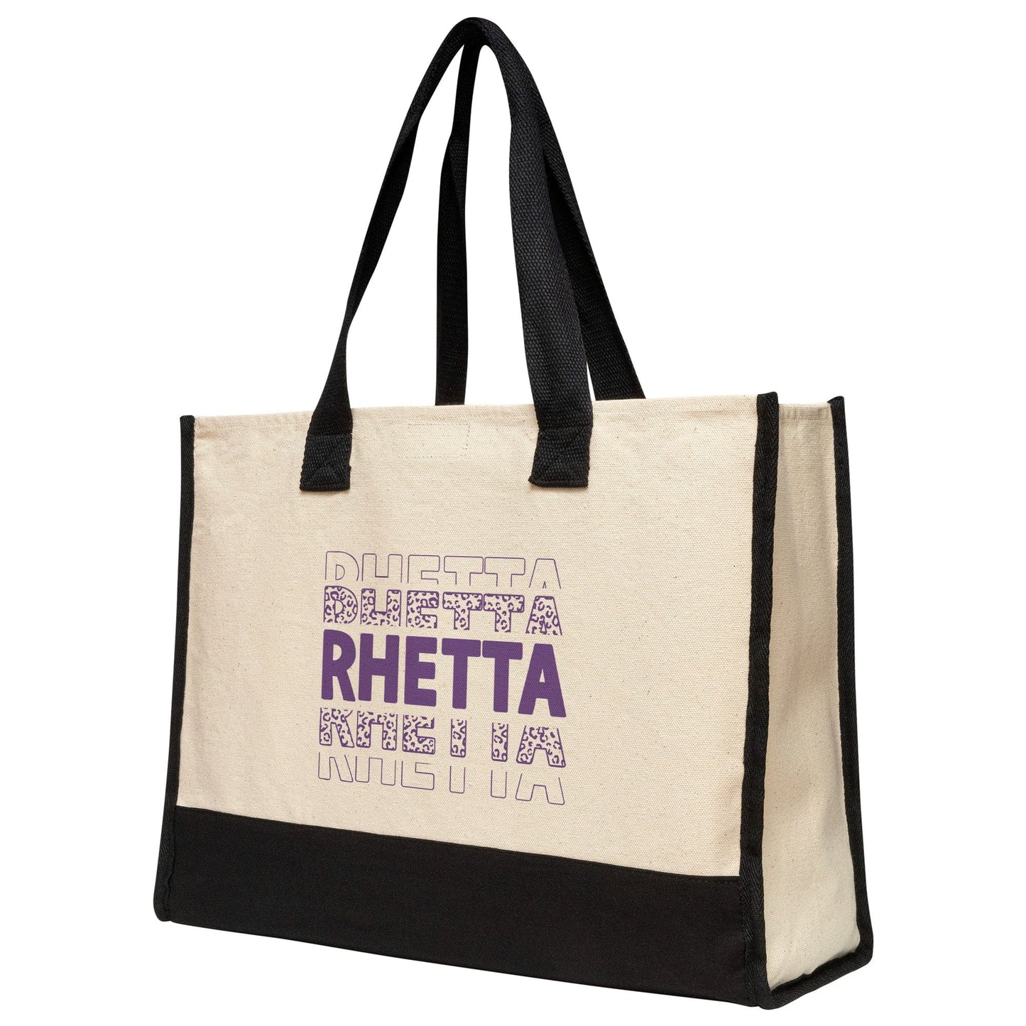 Custom Name Purple Totebag