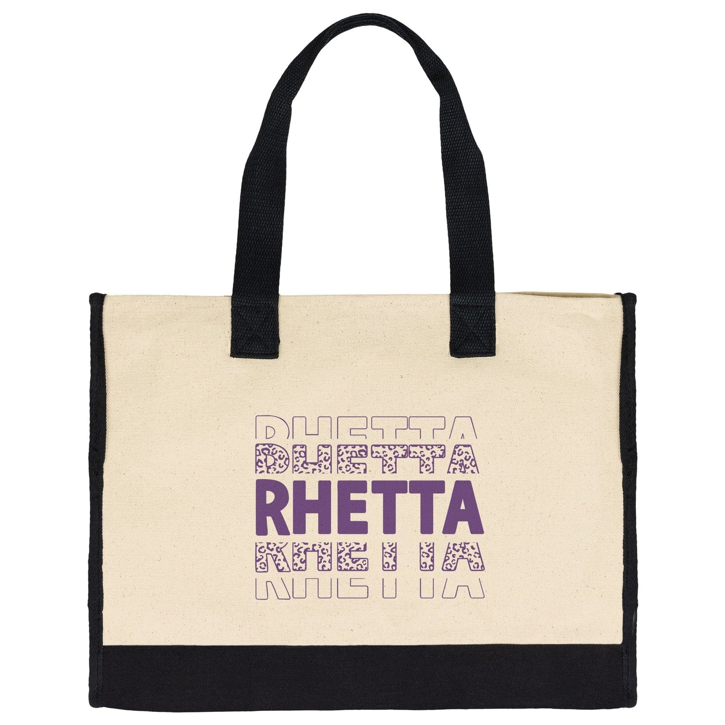 Custom Name Purple Totebag