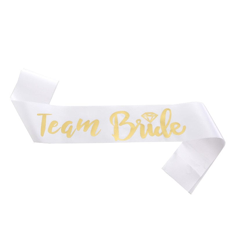 Bride To Be Sash Wedding Decoration Bridal Shower Team Bride To Be Satin Sash Bachelorette Party Hen Party Decoration Supplies