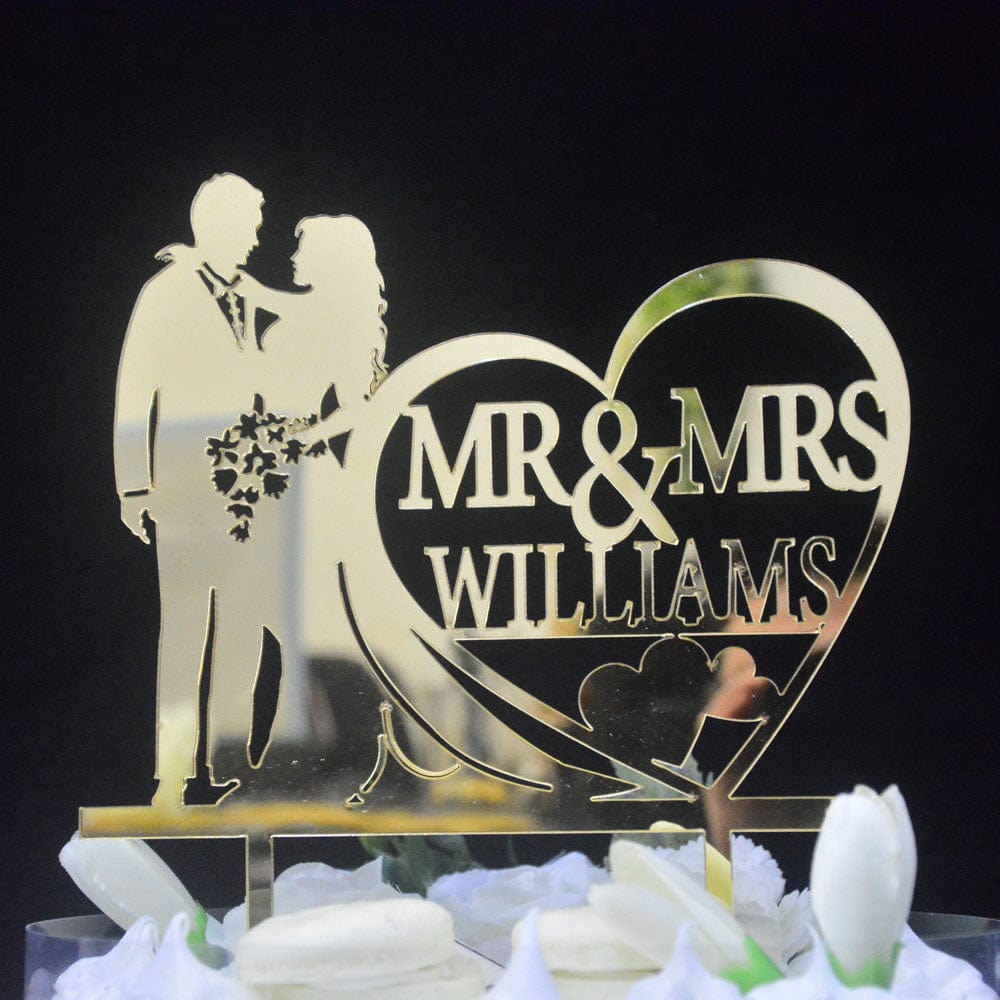 Personalized Wedding Cake Topper