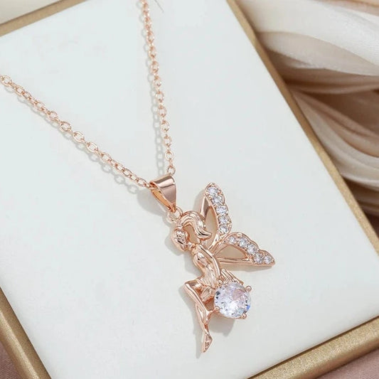 Angel Wings Pendant Necklace For Women