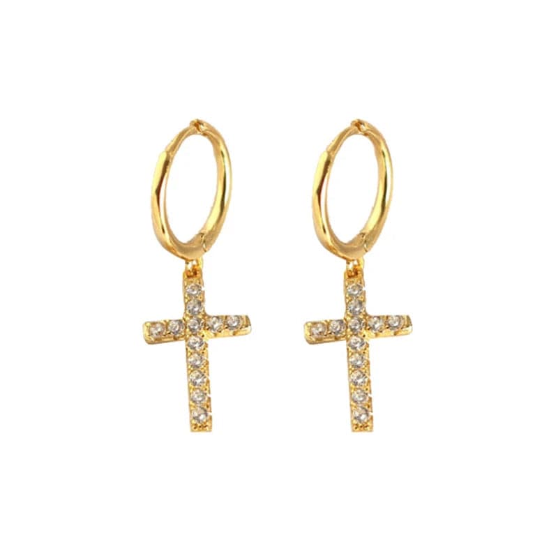 Cross Shape Earrings