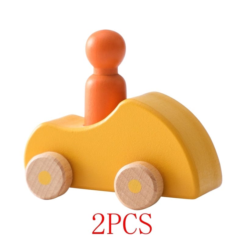 Wooden Train Birthday Toy  Learning Toys Baby Educational Toys  Wooden Trolley  Baby Learning Toys  Number Of Wood Baby's Toys