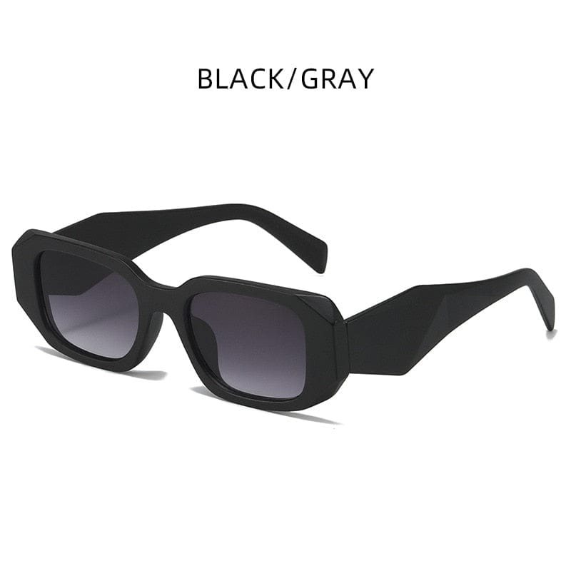 New Square Sunglasses Woman Fashion Black Small Frame Eyeglasses Vintage Sun Glasses Female Shades Gradient