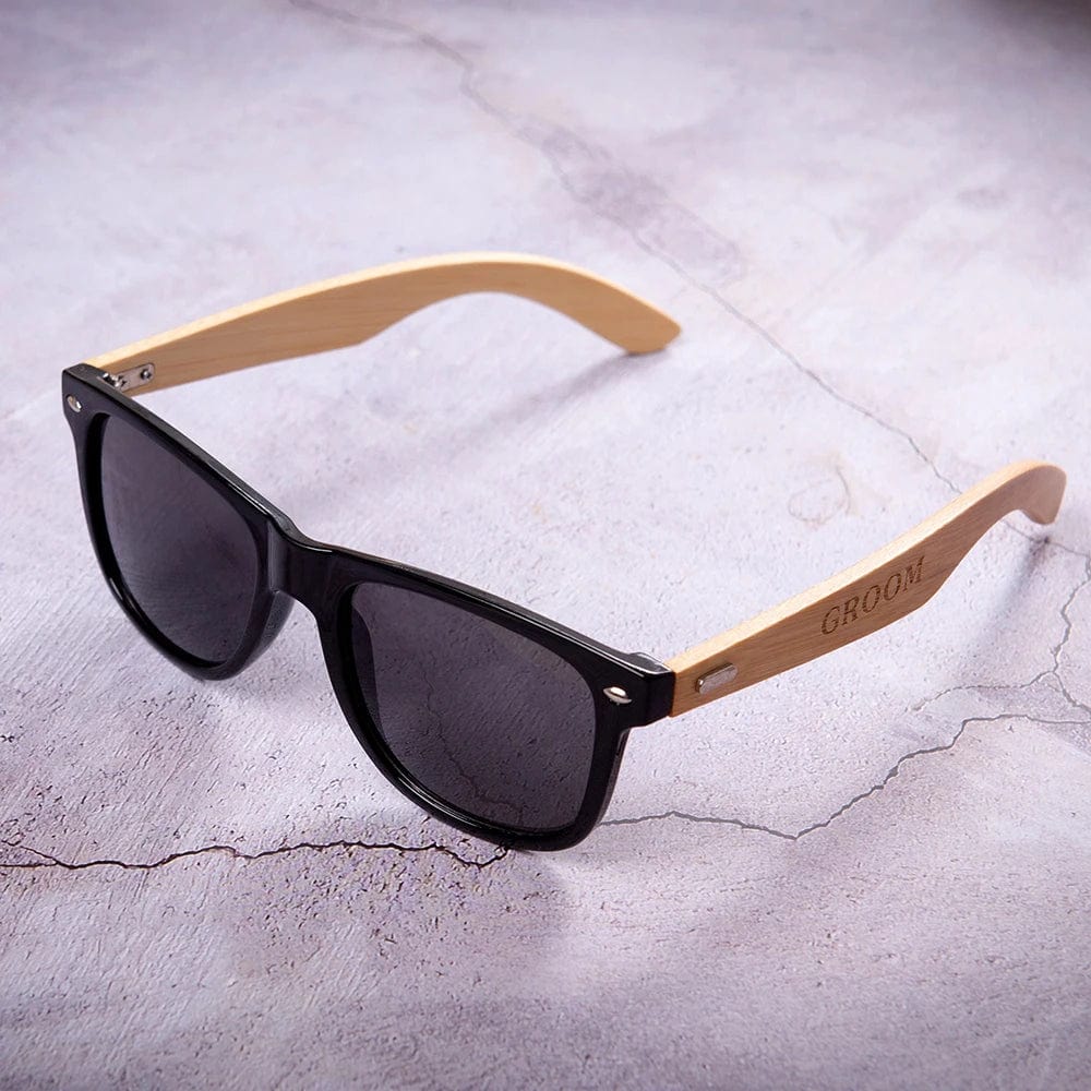 Personalized  Engraved Wooden Sunglasses Gift