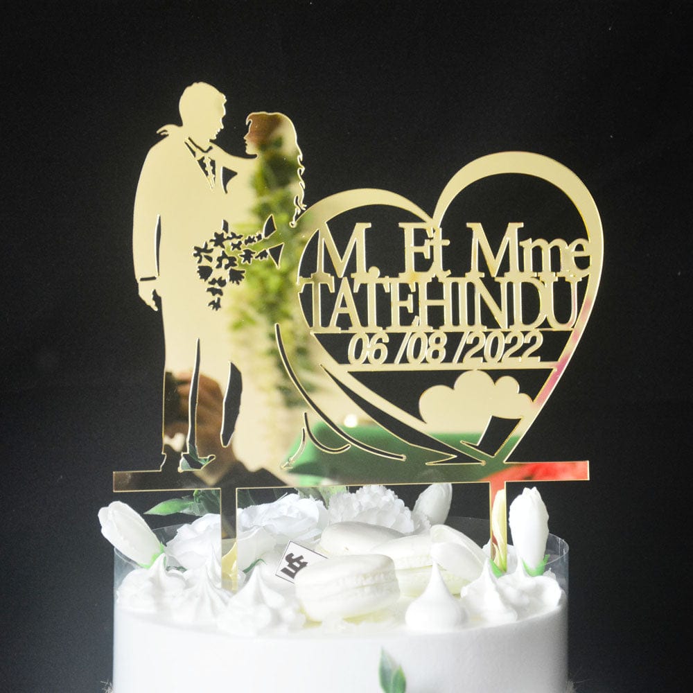 Personalized Wedding Cake Topper