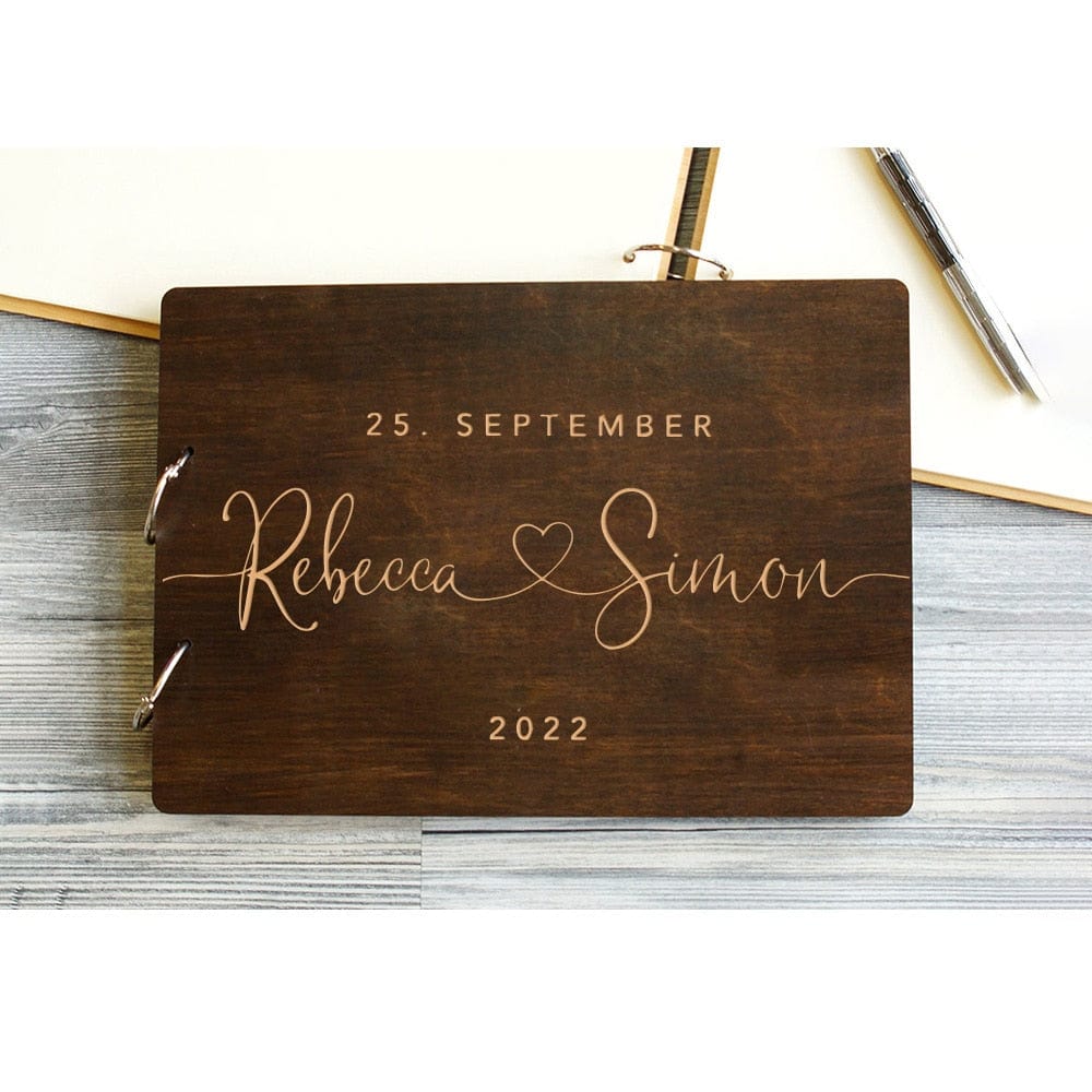 Personalised Wedding Guest A4 Style Book