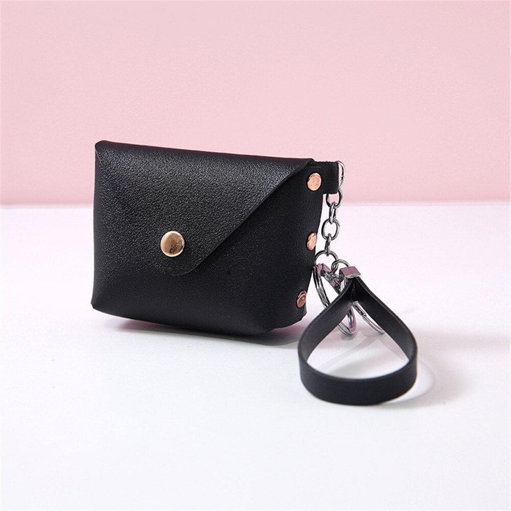 Women's Coin Purses PU Leather Zipper Pouch Change Purses Kids Coin Pocket Wallets Card Holder Card Holder Wallet For Girls