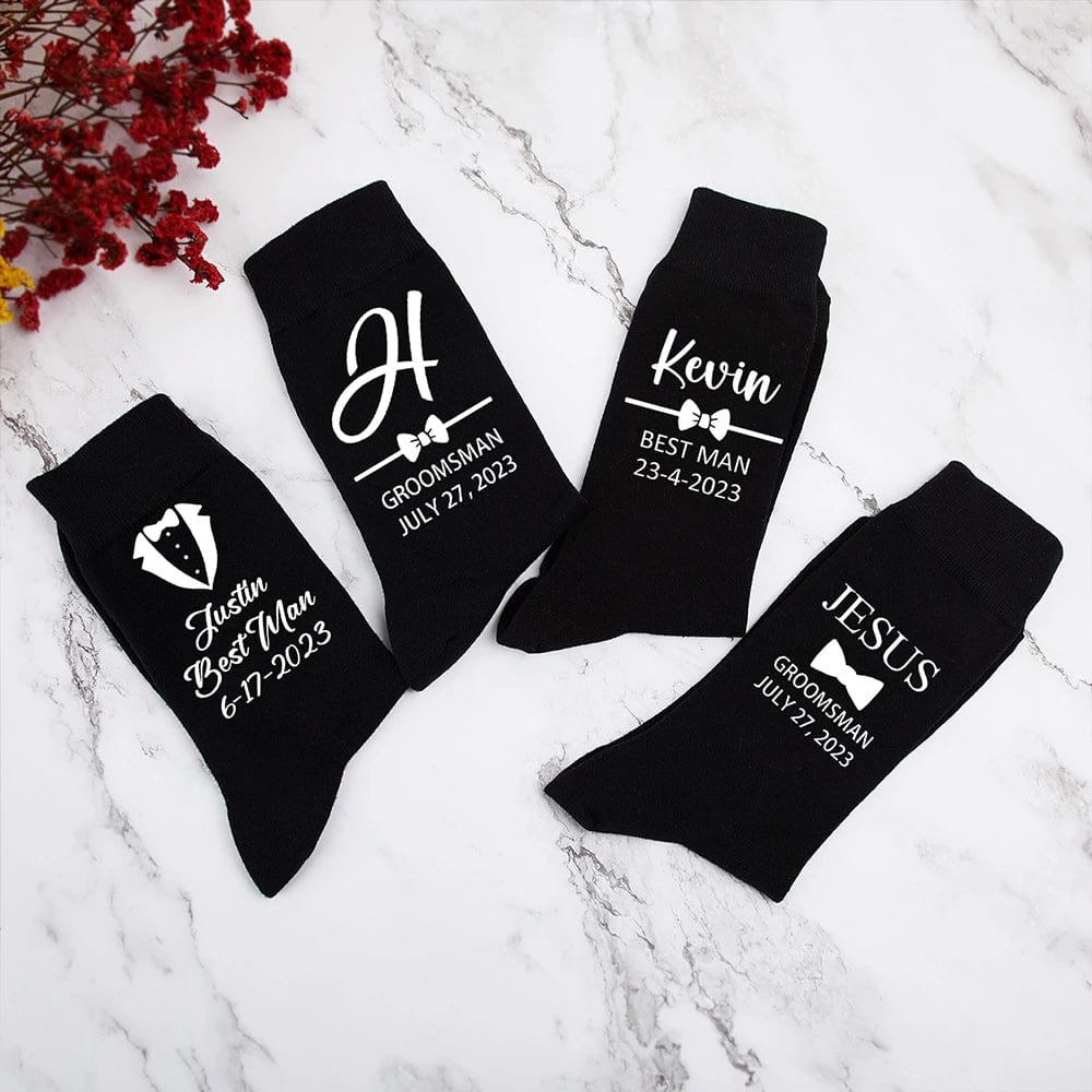 Personalized Custom Men's Long Socks Men's All Occasion Gifts