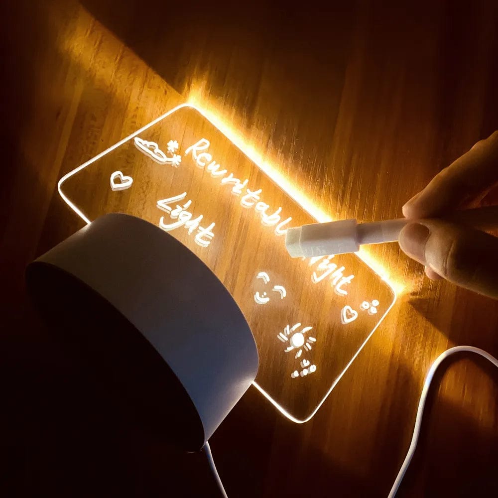 Note Board with Pen Creative Led Night Light Night Lamp