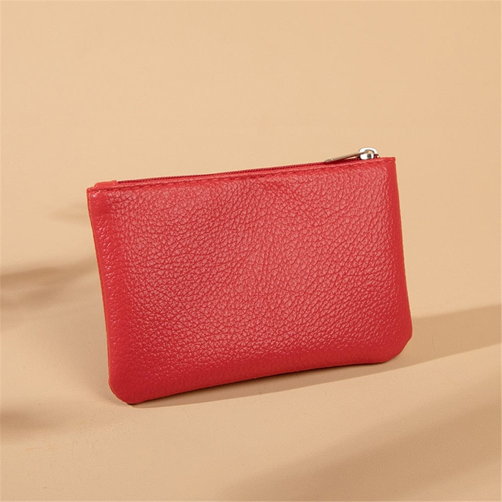 Women's Coin Purses PU Leather Zipper Pouch Change Purses Kids Coin Pocket Wallets Card Holder Card Holder Wallet For Girls