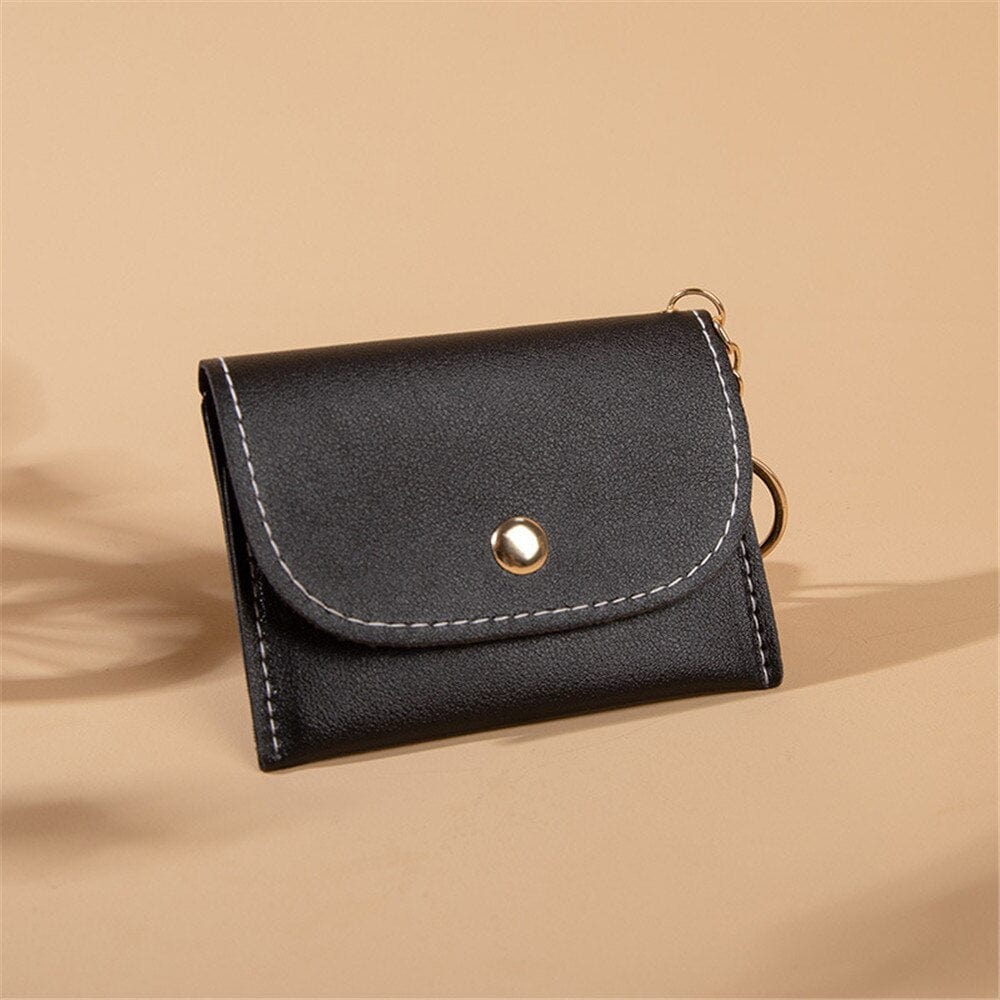 Women's Coin Purses PU Leather Zipper Pouch Change Purses Kids Coin Pocket Wallets Card Holder Card Holder Wallet For Girls