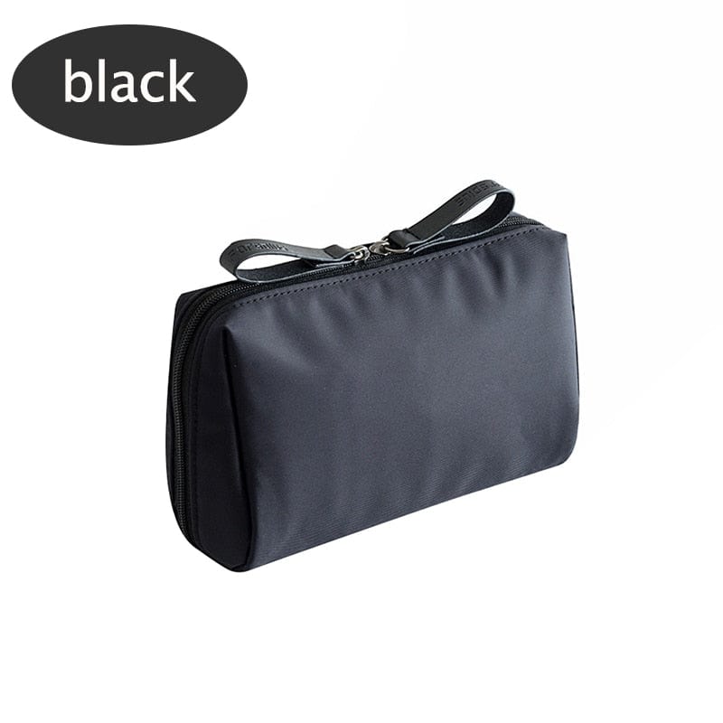 Large-Capacity Travel Cosmetic Bag Portable PU Makeup Pouch Women Waterproof Bathroom Washbag Multifunctional Toiletry Kit