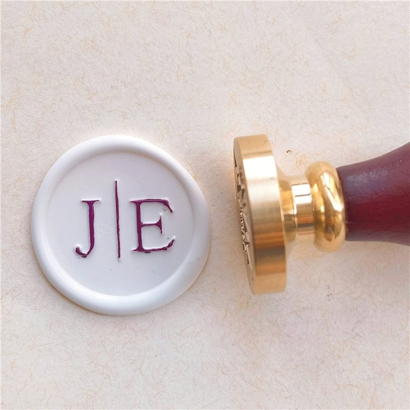 DIY customize double Name 2 initials personalized Letter stamp/Sealing Wax /wedding Wax Seal Stamp Custom invitations envelope