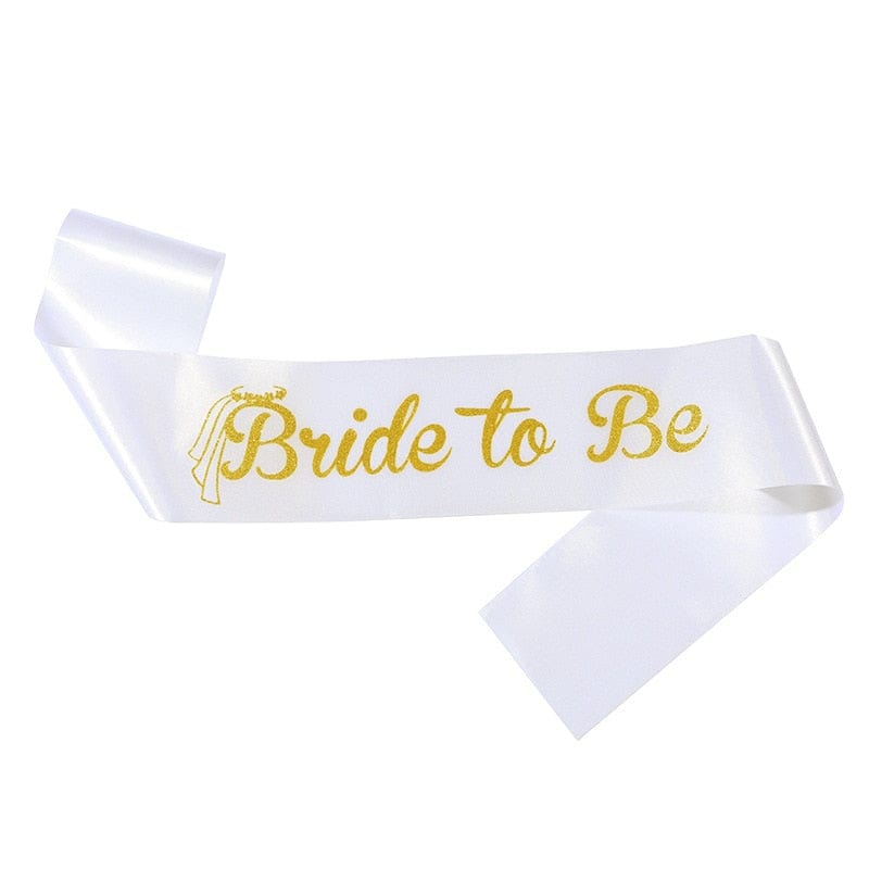 Bride To Be Sash Wedding Decoration Bridal Shower Team Bride To Be Satin Sash Bachelorette Party Hen Party Decoration Supplies