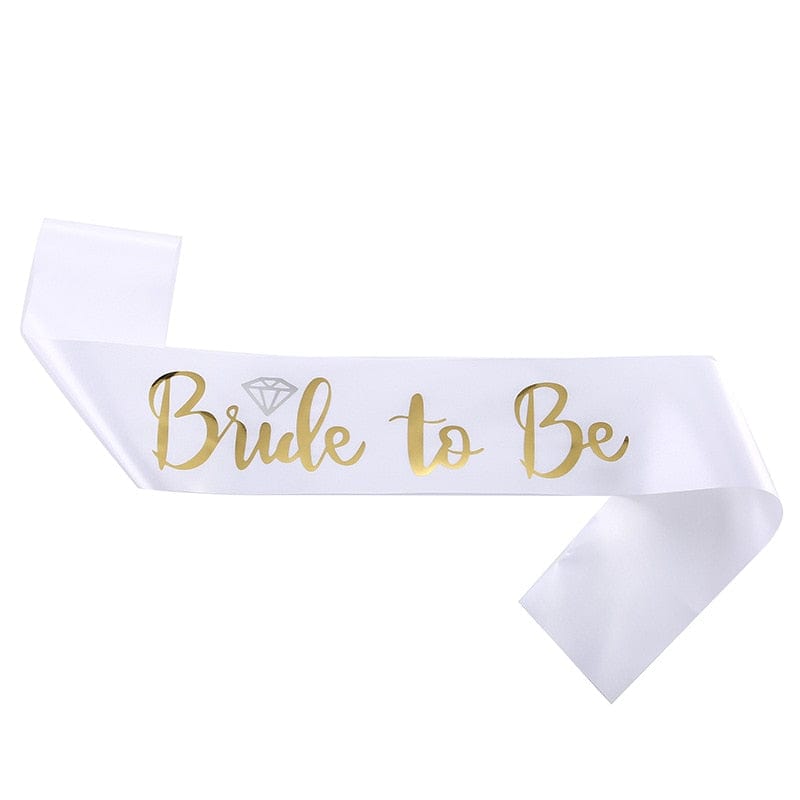 Bride To Be Sash Wedding Decoration Bridal Shower Team Bride To Be Satin Sash Bachelorette Party Hen Party Decoration Supplies