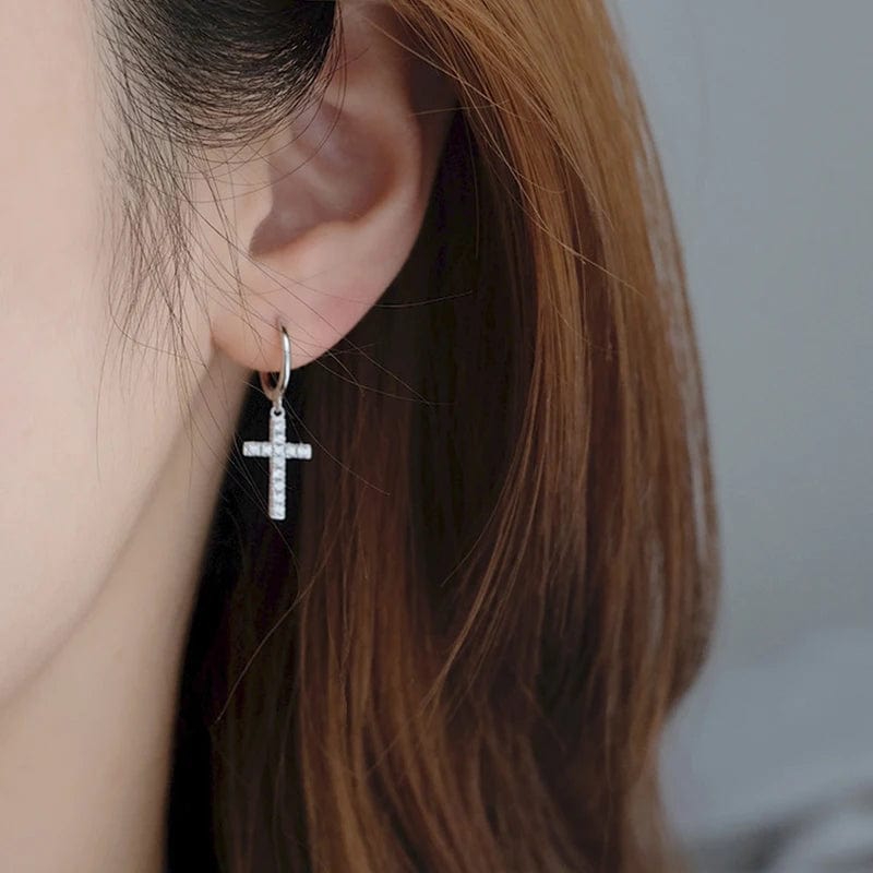 Cross Shape Earrings