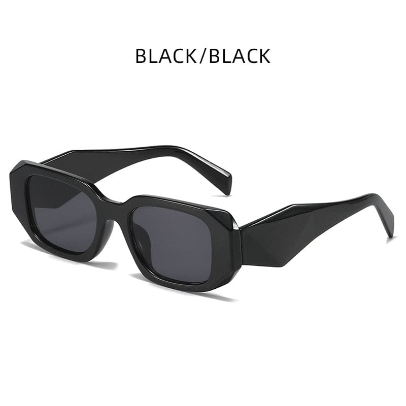 New Square Sunglasses Woman Fashion Black Small Frame Eyeglasses Vintage Sun Glasses Female Shades Gradient