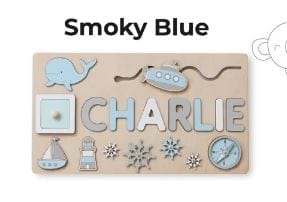 Personalized Custom First Name Wooden Puzzle Educational Toys For Toddlers Early Learning Gifts For Kids Baby Toy Boy & Girl Gift