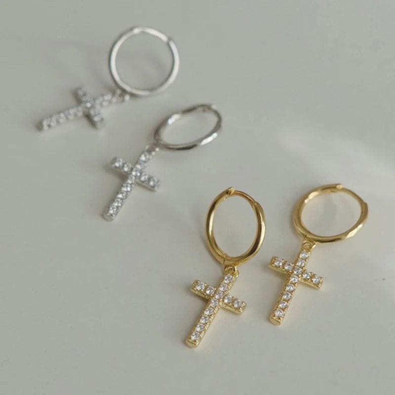 Cross Shape Earrings