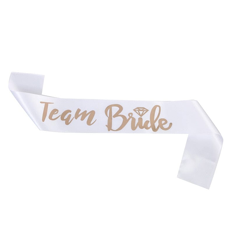 Bride To Be Sash Wedding Decoration Bridal Shower Team Bride To Be Satin Sash Bachelorette Party Hen Party Decoration Supplies