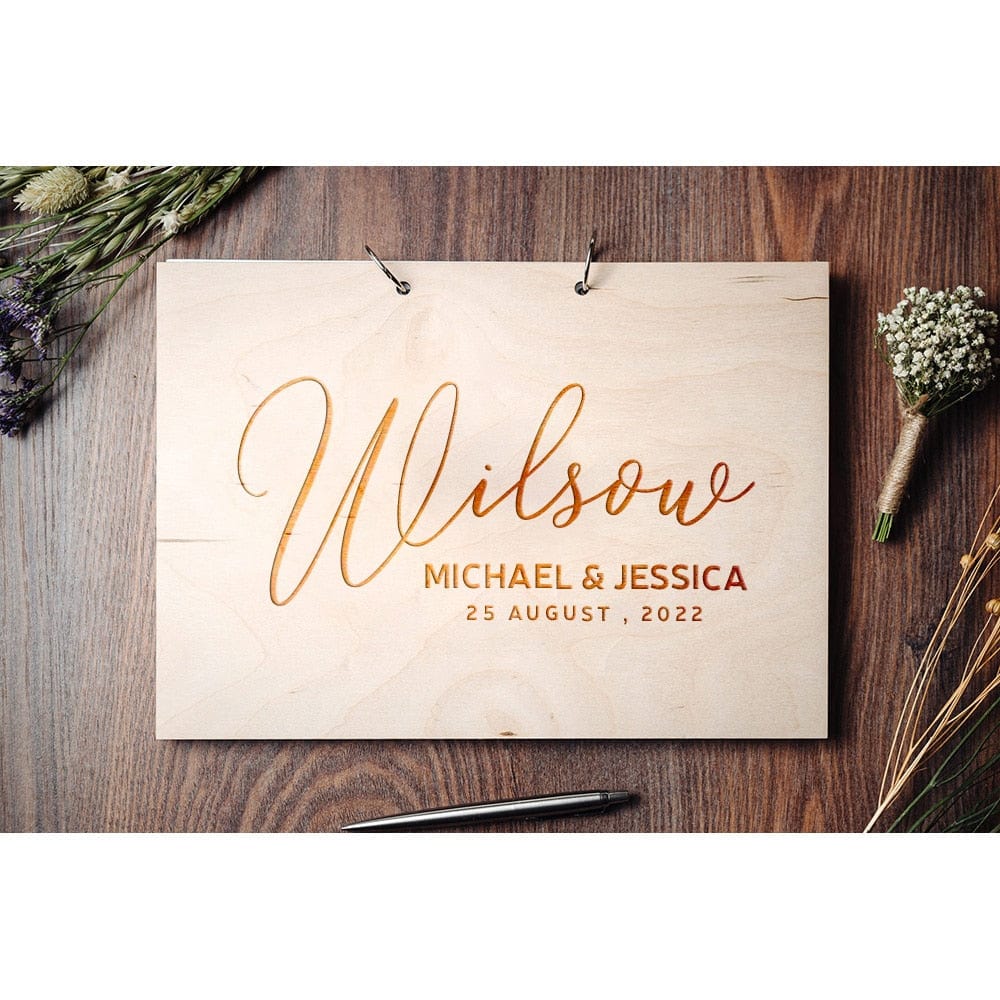 Personalised Wedding Guest A4 Style Book