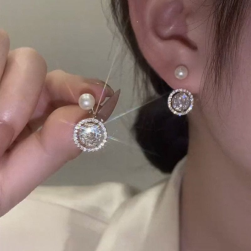 Geometric Big Earrings for Women Simple Personality Fashion Earrings Wedding Jewelry Birthday Gifts