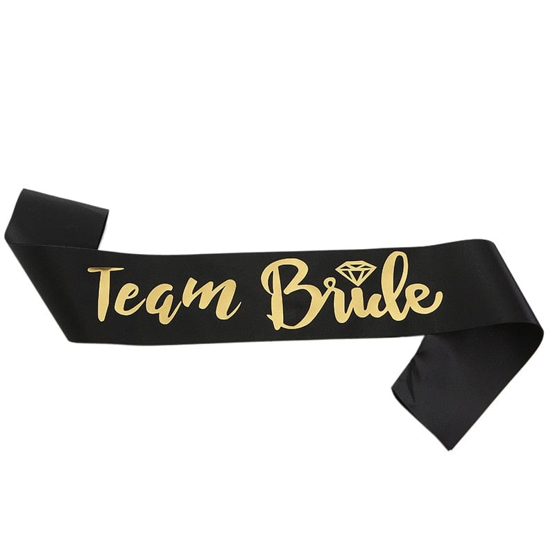 Bride To Be Sash Wedding Decoration Bridal Shower Team Bride To Be Satin Sash Bachelorette Party Hen Party Decoration Supplies