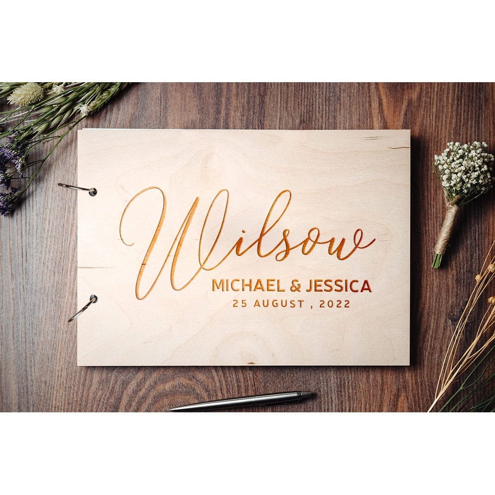 Personalised Wedding Guest A4 Style Book